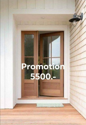 โปรโมชั่นประตูไม้ - ประตูไม้ หน้าต่าง ราคาโรงงาน - สมคิดค้าไม้